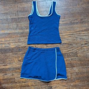 New York & Company Two Piece Skort Set